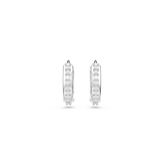 Swarovski 'Matrix' Damen Creolen aus Metall - Silber 5690670 - Image 2