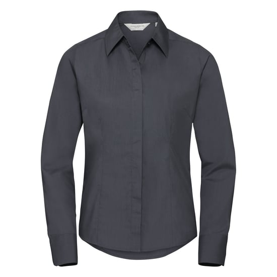 Russell Collection - Hemd für Damen Langärmlig (Grau) - Image 1