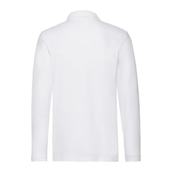 Fruit of the Loom - Poloshirt für Herren Langärmlig (Weiß) - Image 2