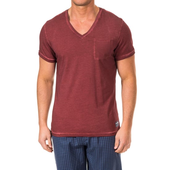 Short sleeve V-neck t-shirt 2S87904584 man