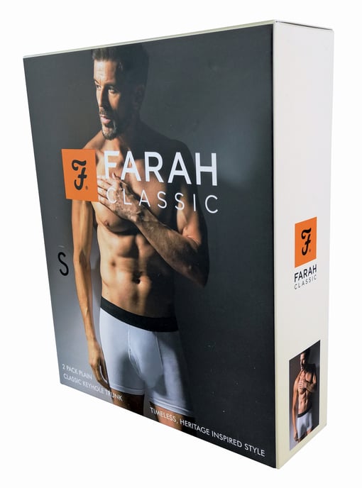 Farah Classic - Herren Schlüsselloch-Hose - Weiß - Image 2