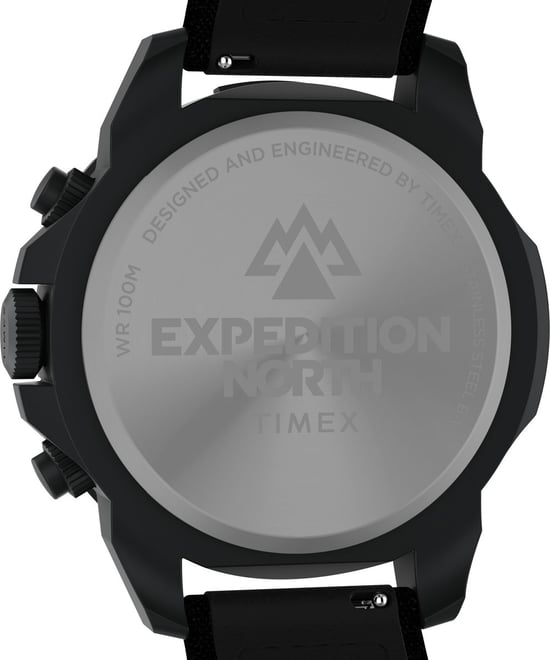 Timex Ridge Chrono Herren Schwarz Uhr TW2W16000 - Image 3