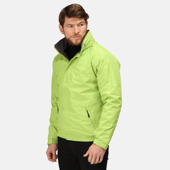 Regatta Herren Dover Wasserdichte Winddichte Jacke (Key Lime/Seal) - Image 4