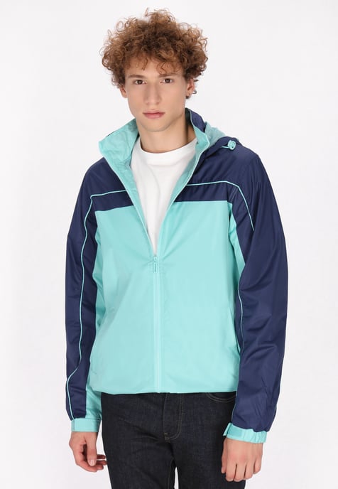 Mo Jacke Herren türkis marine - Image 3