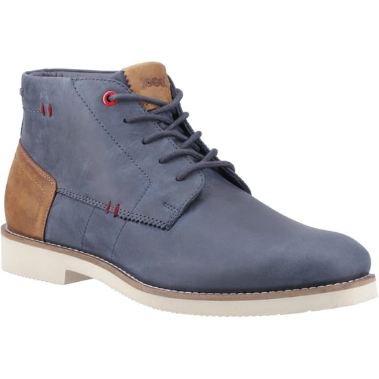 Pod Aries Leder Herren Stiefel In Marineblau - Image 1