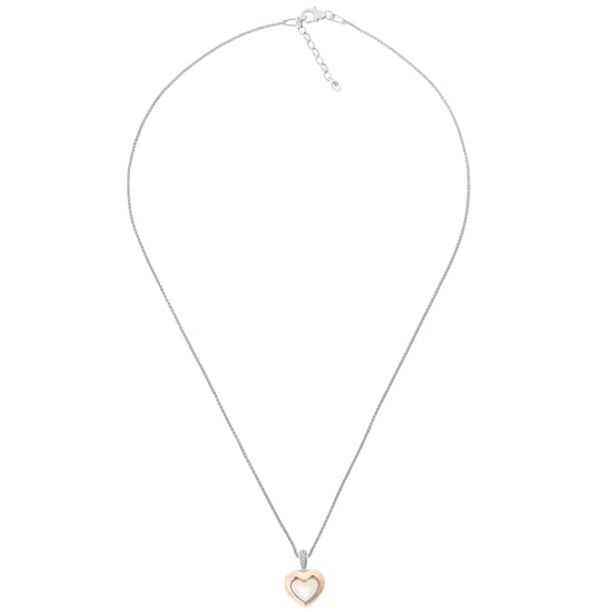 Orphelia 'Debby' Damen-Kette mit Anhänger aus 925er Sterlingsilber, Silber/Rosé, ZH-7289/RG - Image 1