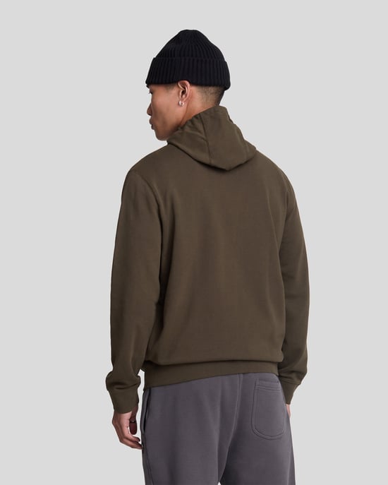 Lyle & Scott Hybrid Kapuzenpullover mit Rei�verschluss Gr�n - Image 3