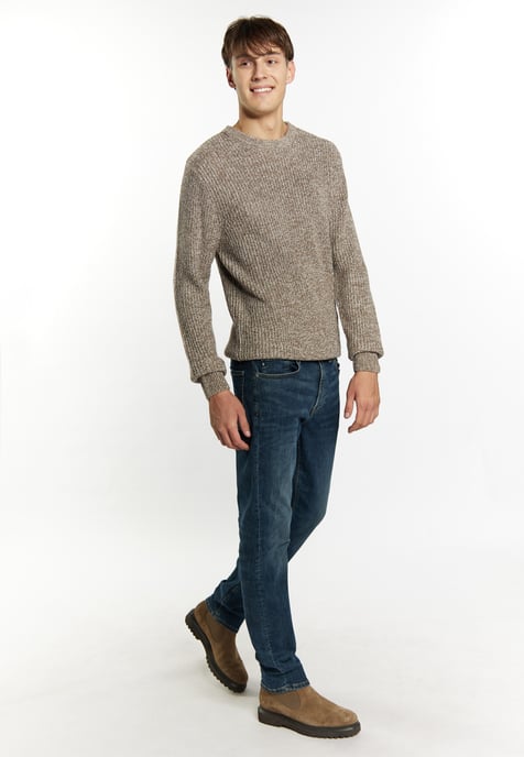 Mo Pullover Herren Oliv Mehrfarbig - Image 2