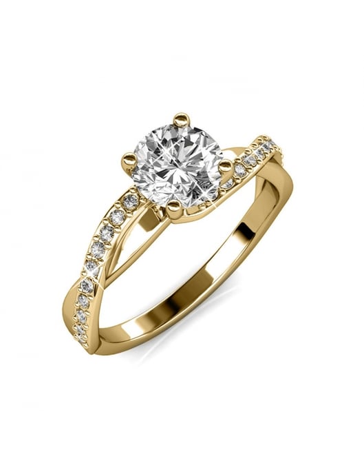 Eleanor Ring - Gold und Kristall - Image 1