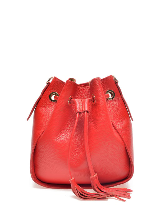 Carla Ferreri SS22 CF 1400 Rouge Cuir de vachette Sac - Image 1