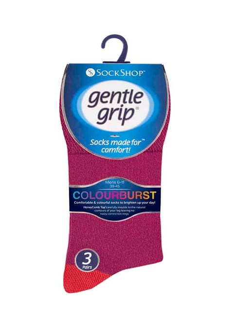 Gentle Grip - 6 Paar Herren Gentle Grip Nicht elastische Socken - MGG91 - Image 2
