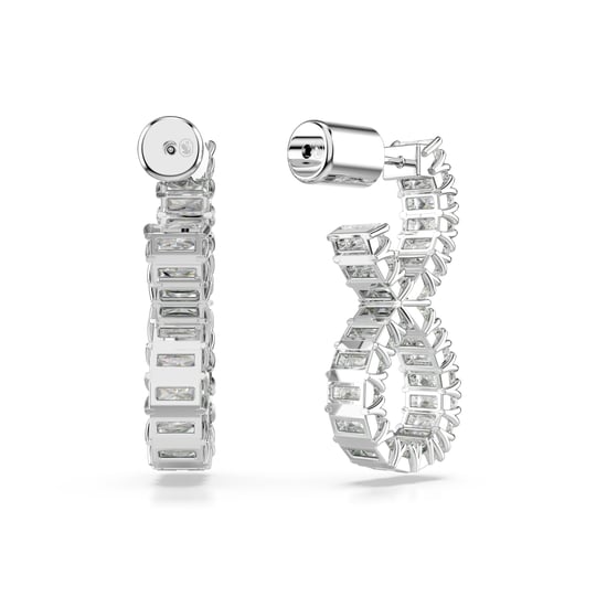 Swarovski 'Hyperbola' Damen-Ohrhänger aus Base-Metall - Silber 5684047 - Image 4