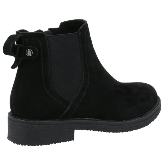 Hush Puppies Maddy Wide Wildleder Damen Schwarz Stiefel - Image 2