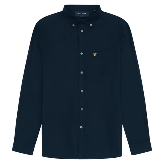 Dunkelblaues Langarmhemd von Lyle & Scott - Image 1