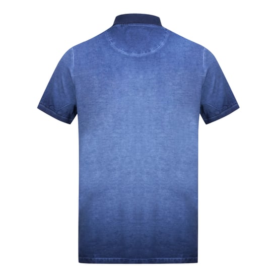 Lyle & Scott Marineblaues Tintenwasch-Poloshirt - Image 2