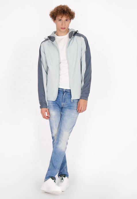 Mo Jacke Herren Blasses Türkis Grau - Image 2