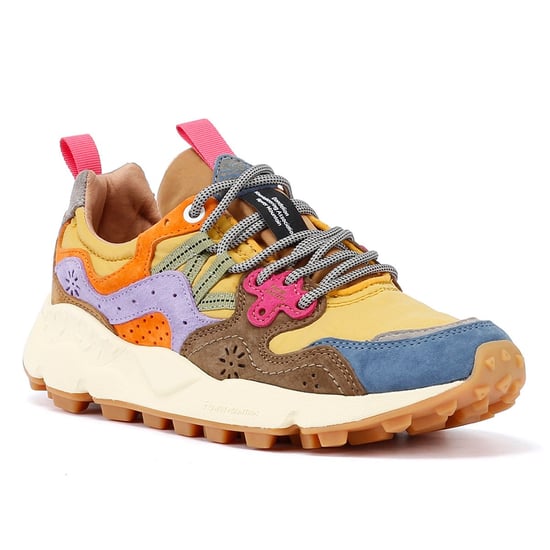 Flower Mountain Yamano 3 Wildleder hellblau/gelb/braun Turnschuhe - Image 2