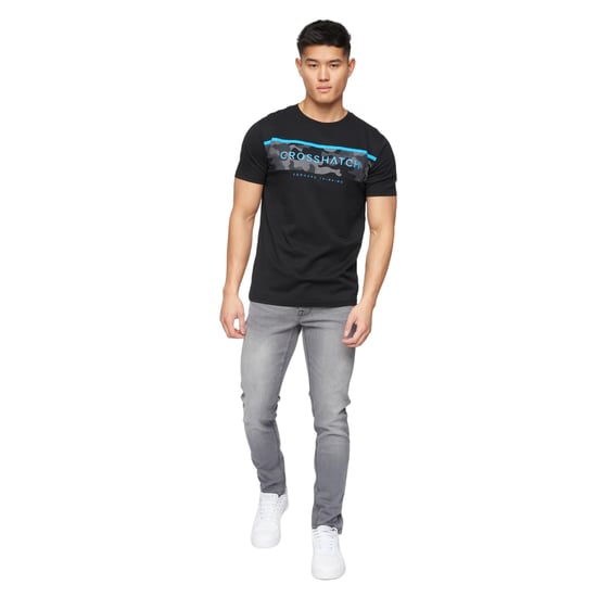 Crosshatch - "Buraca" Jeans für Herren (Graue Wäsche) - Image 3