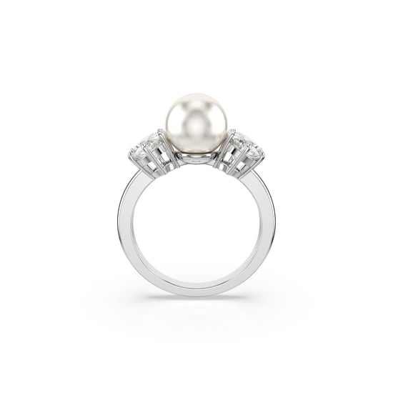 Swarovski 'Matrix' Damenring aus Metall - Silber 5689631 - Image 4