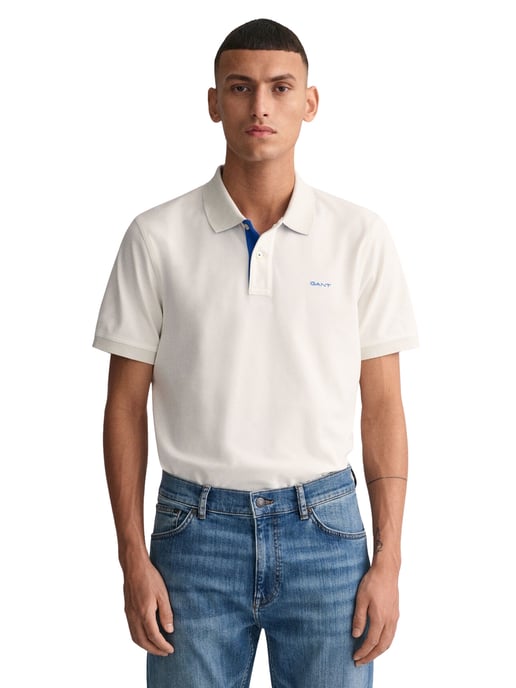 GANT Regular Fit Kurzarm-Kontrastpiqué Rugger - Image 5