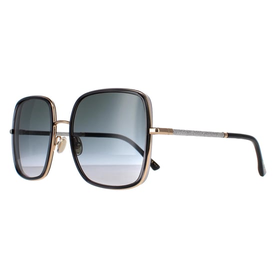 Jimmy Choo Quadratische Damen Gold Grau Dunkelgrau Farbverlauf JAYLA/S - Image 2