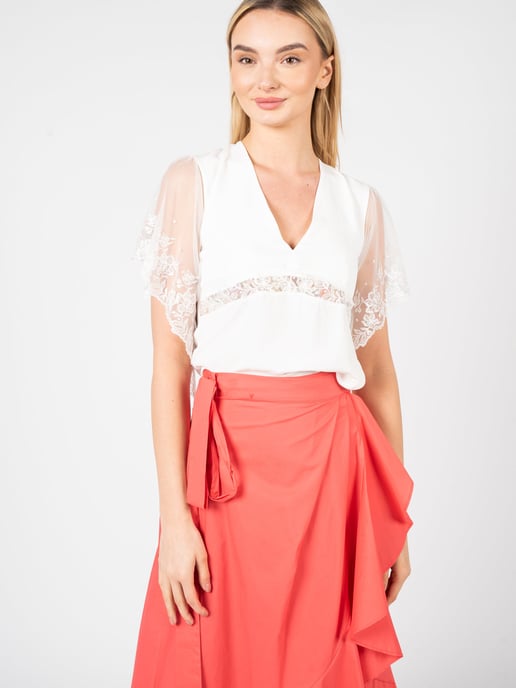 Pinko Top Tama Damen weiß - Image 3