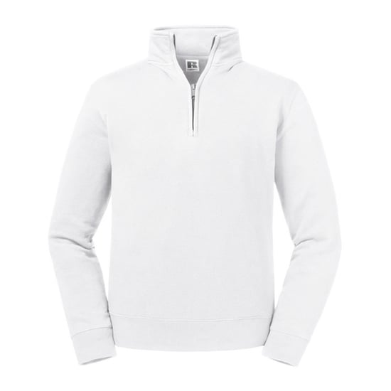 Russell - "Authentic" Sweatshirt mit kurzem Reißverschluss für Herren (Weiß) - Image 1