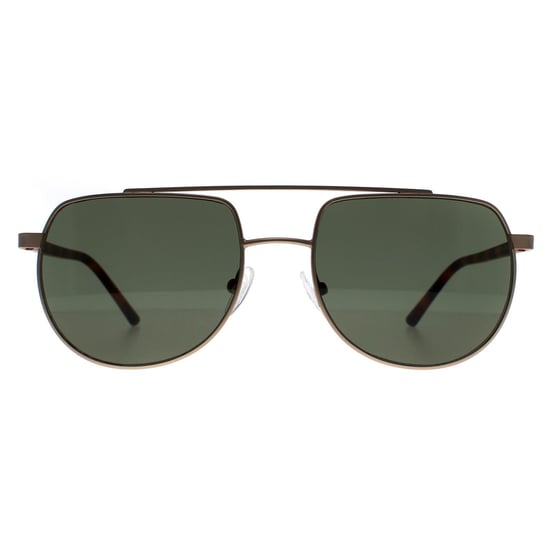 Calvin Klein Aviator Mens Matte Light Gold Green CK20301S