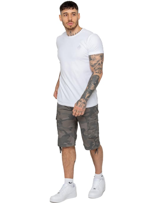 Enzo | Herren Cargo Combat Camo Shorts - Image 5