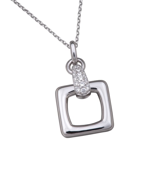 Orphelia Damen-Kette aus 925er Sterlingsilber mit Anhänger – Silber ZH-4492 - Image 2