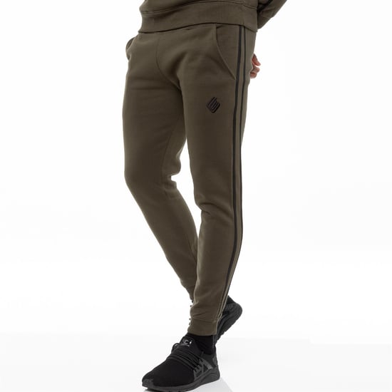 Herren Khaki Trainingsanzug Jogger| Enzo Designer Menswear - Image 3