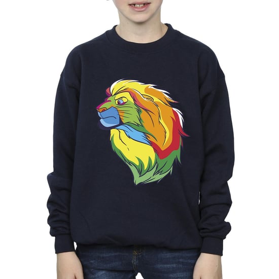 Disney Boys The Lion King Colours Sweatshirt (Navy Blue)