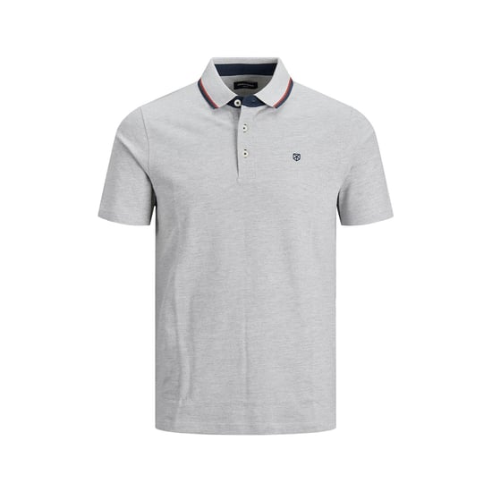 Jack & Jones Men's Logo Polo Shirt, Short-Sleeved, Casual