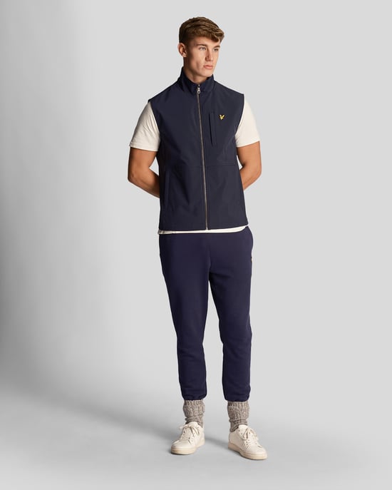 Lyle & Scott Softshell-Gilet für Herren in Marineblau - Image 2