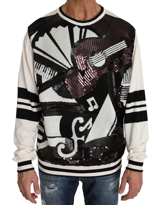 Pailletten-Seidenpullover - Image 1
