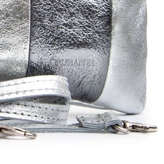 PURAPIEL BAG PURBAG11 IN SILVER