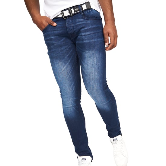 Crosshatch - "Barbeck" Jeans für Herren (Dunkle Waschung) - Image 4