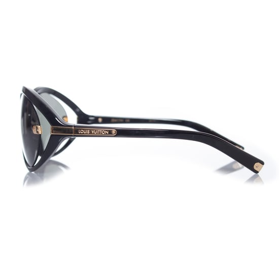 Schwarze ovale Sonnenbrille - Image 5