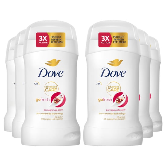 Dove Women Go Fresh Anti-Perspirant Deo Stick with 72H Protection 50ml, 6 Pk