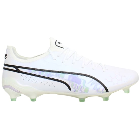 Puma King Ultimate Brilliance FG/AG Damen Weiße Fußballschuhe - Image 4