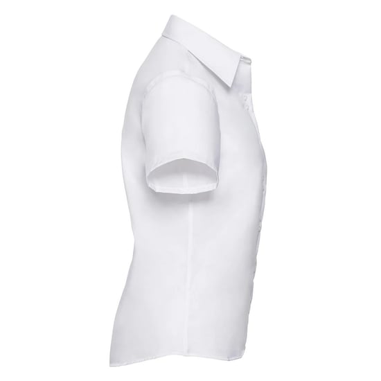 Russell Collection - "Ultimate" Hemd für Damen kurzärmlig (Weiß) - Image 3