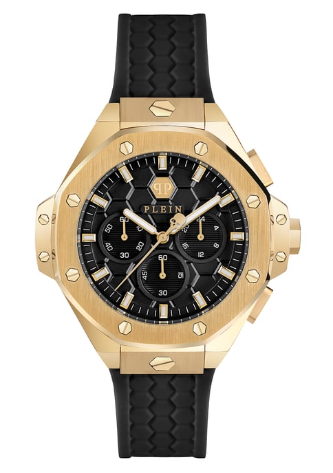 Philipp Plein Plein Chrono Royal Unisex Schwarz Uhr PWPSA0124 - Image 1