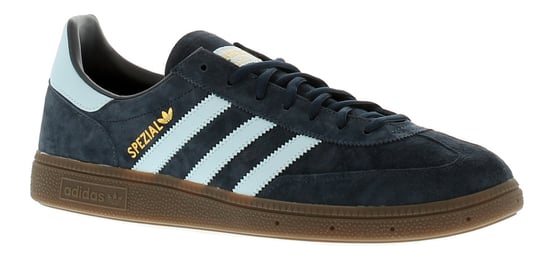Mens Adidas Handball Spezial  Leather Upper Trainers Seven Eyelet Lace Fastening Classic 3 Stripe De - Image 1