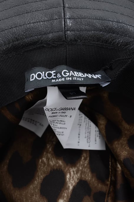 Dolce & Gabbana Damen Lederhut - Image 4