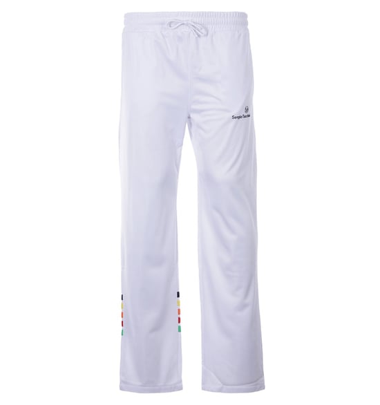 Men's Sergio Tacchini Merano Tracksuit Bottoms in White
