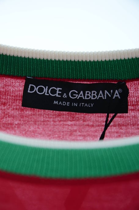 Pull pour homme Dolce & Gabbana Cochon de l'année en laine et soie rouge - Image 5