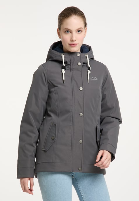 ICEBOUND Winterjacke Damen steingrau - Image 3