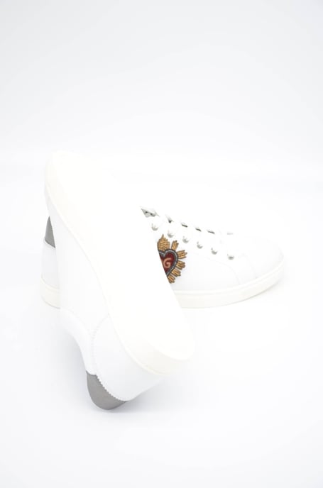 Dolce & Gabbana Männer bestickte Low-Top-Sneakers - Image 4
