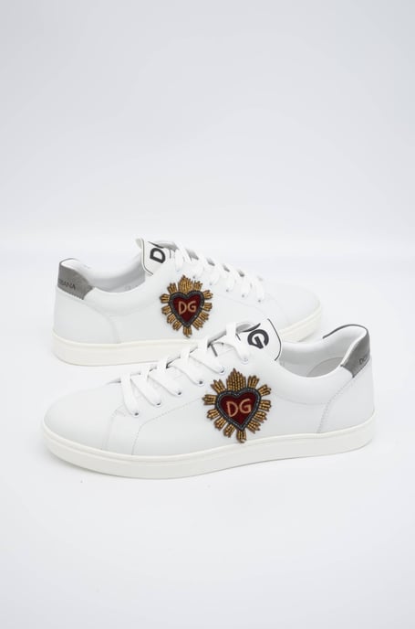 Dolce & Gabbana Herren Bestickte Low-Top Sneakers - Image 1