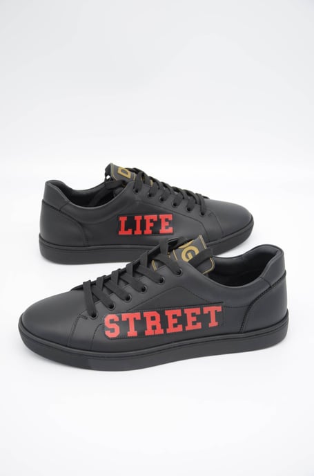 Dolce & Gabbana Herren Leder Low-Top Sneaker - Image 1